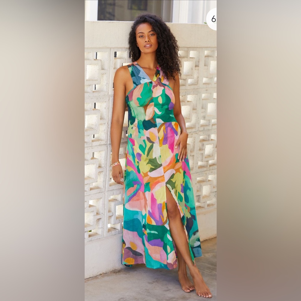 Anthropologie Naomi Kawanishi Reid Bow Back dress 1x